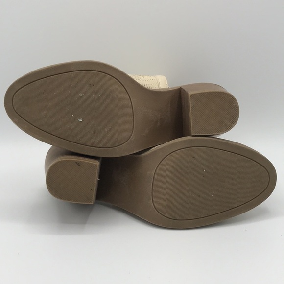 SUGAR CREAM BOOTIE HEELS SIZE 7.5 - Picture 9 of 12